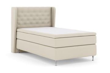 Select No 6 Komplett Sängpaket 120x200 Medium Latex/Memory - Beige/Silver - Products - Möbler - Säng - Enkelsäng
