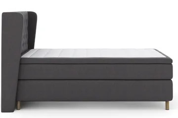 Select No 6 Komplett Sängpaket 120x200 Medium Latex/Memory - Mörkgrå/Koppar - Products - Möbler - Säng - Enkelsäng