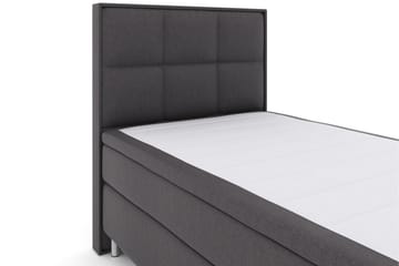 Select No 6 Komplett Sängpaket 120x200 Medium Latex/Memory - Mörkgrå/Metall - Products - Möbler - Säng - Enkelsäng