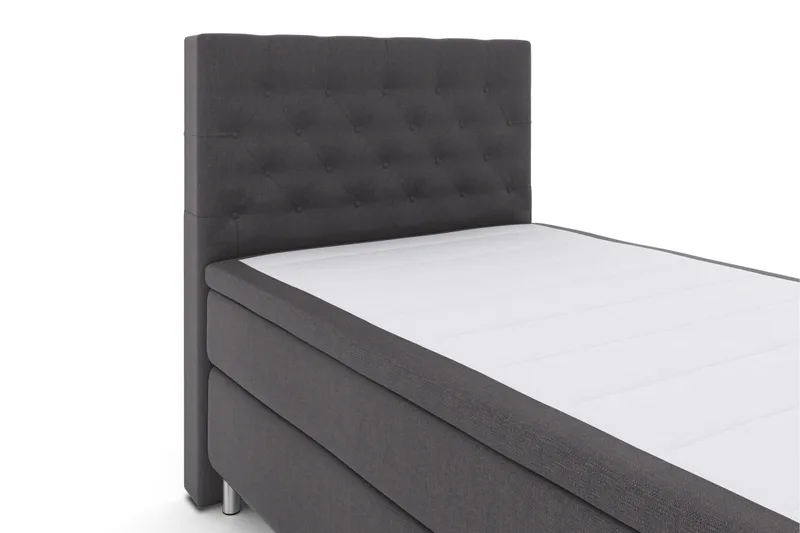 Select No 6 Komplett Sängpaket 120x200 Medium Memory/Pocket - Mörkgrå/Metall - Products - Möbler - Säng - Enkelsäng