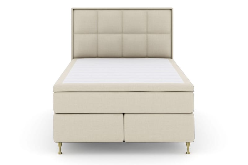 Select No 6 Komplett Sängpaket 140x200 Fast Latex/Memory - Beige/Guld - Products - Möbler - Säng - Kontinentalsäng