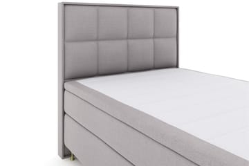 Select No 6 Komplett Sängpaket 140x200 Fast Latex/Memory - Ljusgrå/Guld - Products - Möbler - Säng - Kontinentalsäng