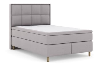 Select No 6 Komplett Sängpaket 140x200 Fast Memory/Pocket - Ljusgrå/Koppar - Products - Möbler - Säng - Kontinentalsäng
