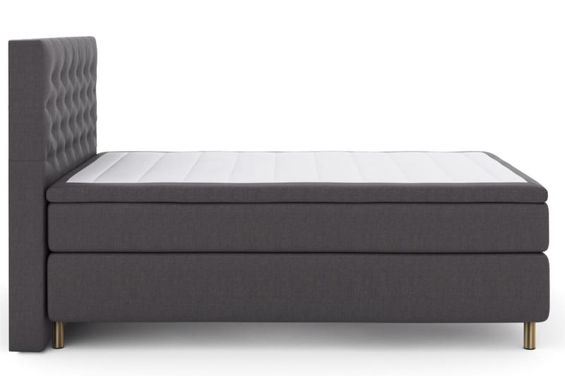 Select No 6 Komplett Sängpaket 140x200 Fast Memory/Pocket - Mörkgrå/Koppar - Products - Möbler - Säng - Kontinentalsäng