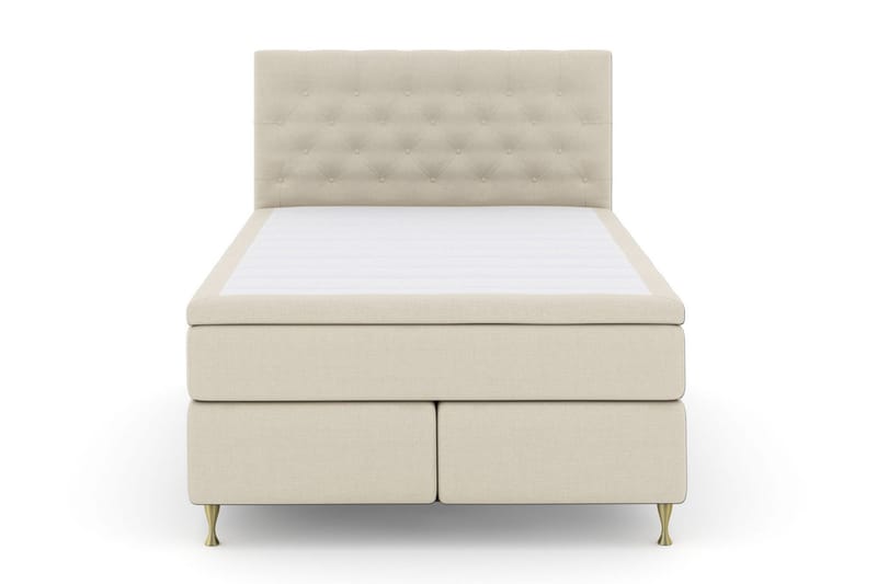 Select No 6 Komplett Sängpaket 140x200 Fast Watergel - Beige/Guld - Products - Möbler - Säng - Kontinentalsäng