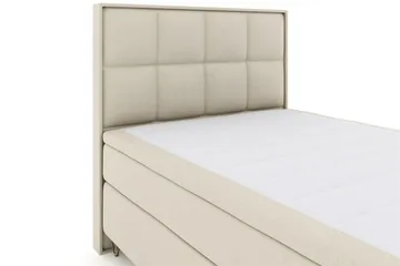 Select No 6 Komplett Sängpaket 140x200 Fast Watergel - Beige/Metall V-form - Products - Möbler - Säng - Kontinentalsäng