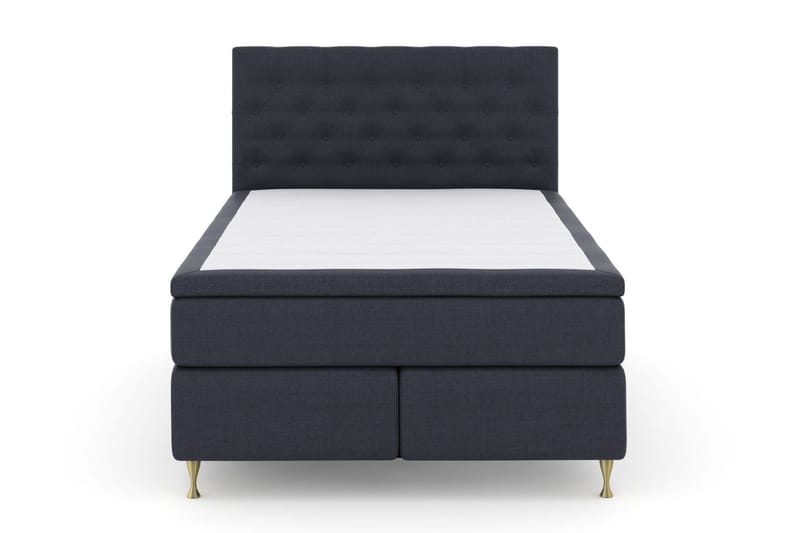 Select No 6 Komplett Sängpaket 140x200 Fast Watergel - Blå/Guld - Products - Möbler - Säng - Kontinentalsäng