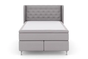 Select No 6 Komplett Sängpaket 140x200 Fast Watergel - Ljusgrå/Silver - Products - Möbler - Säng - Kontinentalsäng
