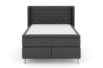 Select No 6 Komplett Sängpaket 140x200 Fast Watergel - Mörkgrå/Silver - Products - Möbler - Säng - Kontinentalsäng