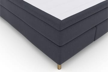 Select No 6 Komplett Sängpaket 140x200 Fast/Medium Watergel - Blå/Koppar - Products - Möbler - Säng - Kontinentalsäng