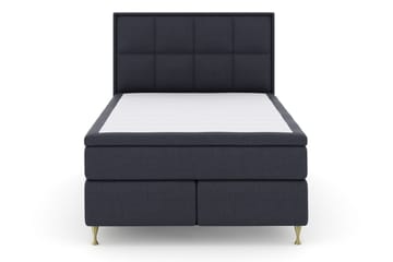 Select No 6 Komplett Sängpaket 140x200 Medium Latex/Memory - Blå/Guld - Products - Möbler - Säng - Kontinentalsäng