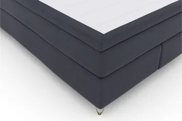 Select No 6 Komplett Sängpaket 140x200 Medium Latex/Memory - Blå/Metall V-form - Products - Möbler - Säng - Kontinentalsäng