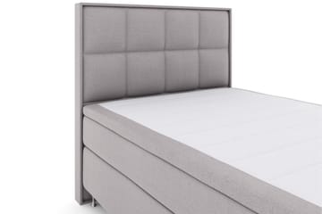 Select No 6 Komplett Sängpaket 140x200 Medium Latex/Memory - Ljusgrå/Silver - Products - Möbler - Säng - Kontinentalsäng