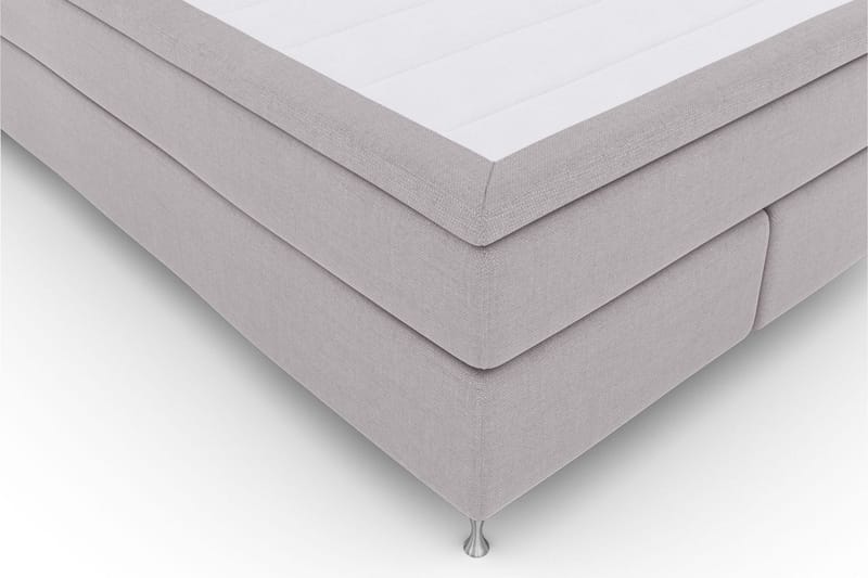 Select No 6 Komplett Sängpaket 140x200 Medium Latex/Memory - Ljusgrå/Silver - Products - Möbler - Säng - Kontinentalsäng