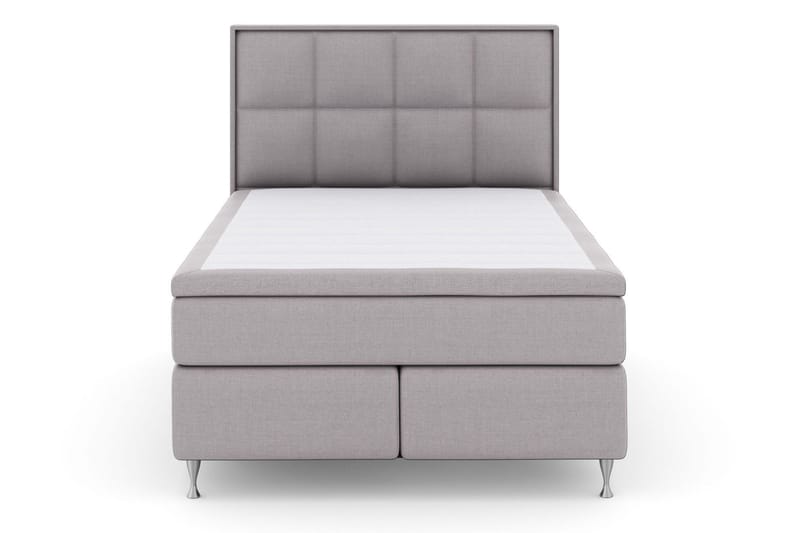 Select No 6 Komplett Sängpaket 140x200 Medium Latex/Memory - Ljusgrå/Silver - Products - Möbler - Säng - Kontinentalsäng