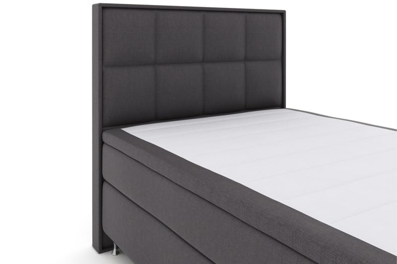 Select No 6 Komplett Sängpaket 140x200 Medium Latex/Memory - Mörkgrå/Silver - Products - Möbler - Säng - Kontinentalsäng