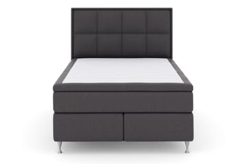 Select No 6 Komplett Sängpaket 140x200 Medium Latex/Memory - Mörkgrå/Silver - Products - Möbler - Säng - Kontinentalsäng