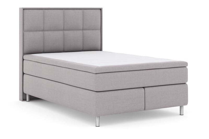 Select No 6 Komplett Sängpaket 140x200 Medium Memory/Pocket - Ljusgrå/Metall - Products - Möbler - Säng - Kontinentalsäng