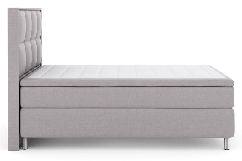 Select No 6 Komplett Sängpaket 140x200 Medium Memory/Pocket - Ljusgrå/Metall - Products - Möbler - Säng - Kontinentalsäng