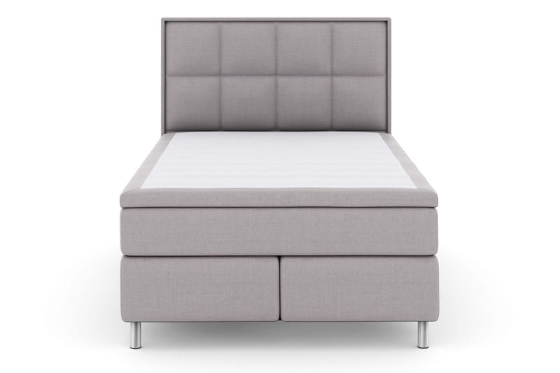 Select No 6 Komplett Sängpaket 140x200 Medium Memory/Pocket - Ljusgrå/Metall - Products - Möbler - Säng - Kontinentalsäng