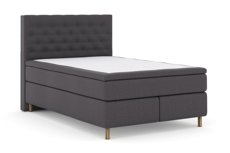 Select No 6 Komplett Sängpaket 140x200 Medium Memory/Pocket - Mörkgrå/Koppar - Products - Möbler - Säng - Kontinentalsäng
