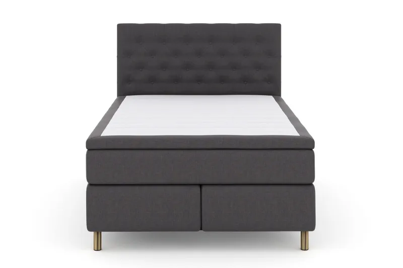 Select No 6 Komplett Sängpaket 140x200 Medium Memory/Pocket - Mörkgrå/Koppar - Products - Möbler - Säng - Kontinentalsäng