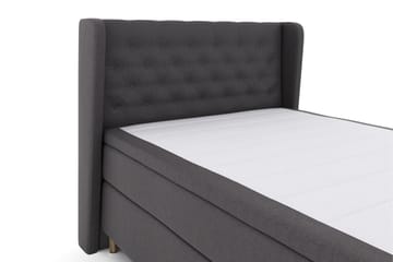 Select No 6 Komplett Sängpaket 140x200 Medium Memory/Pocket - Mörkgrå/Koppar - Products - Möbler - Säng - Kontinentalsäng