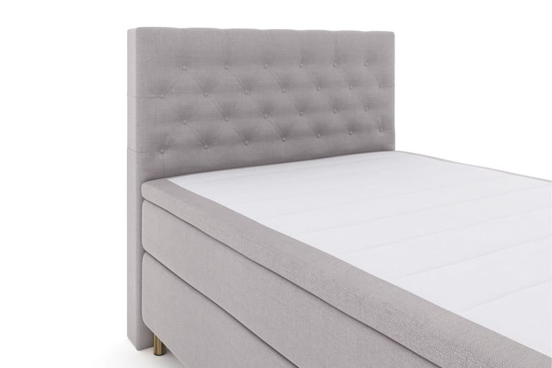 Select No 6 Komplett Sängpaket 140x200 Medium Watergel - Ljusgrå/Koppar - Products - Möbler - Säng - Kontinentalsäng