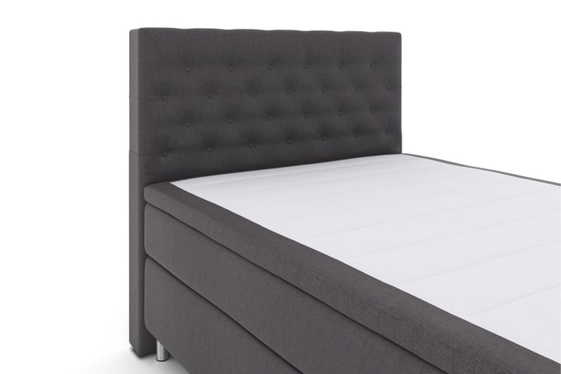 Select No 6 Komplett Sängpaket 140x200 Medium Watergel - Mörkgrå/Metall - Products - Möbler - Säng - Kontinentalsäng