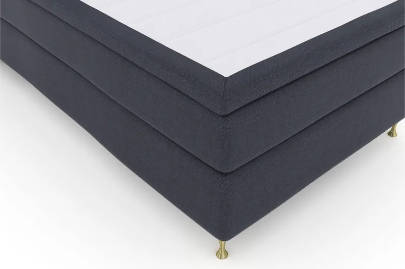 Select No 6 Kontinentalsäng 120x200 Fast Memory/Pocket - Blå/Guld - Products - Möbler - Säng - Enkelsäng