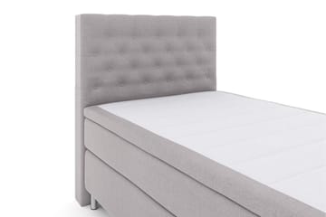 Select No 6 Kontinentalsäng 120x200 Medium Latex/Memory - Ljusgrå/Metall - Products - Möbler - Säng - Enkelsäng