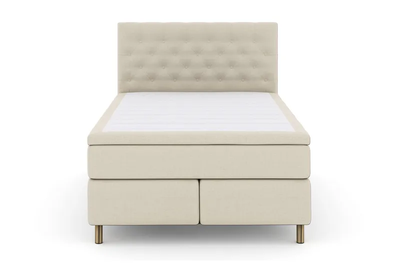 Select No 6 Kontinentalsäng 140x200 Fast Latex/Memory - Beige/Koppar - Products - Möbler - Säng - Kontinentalsäng