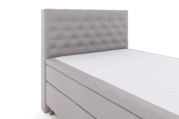 Select No 6 Kontinentalsäng 140x200 Fast Latex/Memory - Ljusgrå/Koppar - Products - Möbler - Säng - Kontinentalsäng