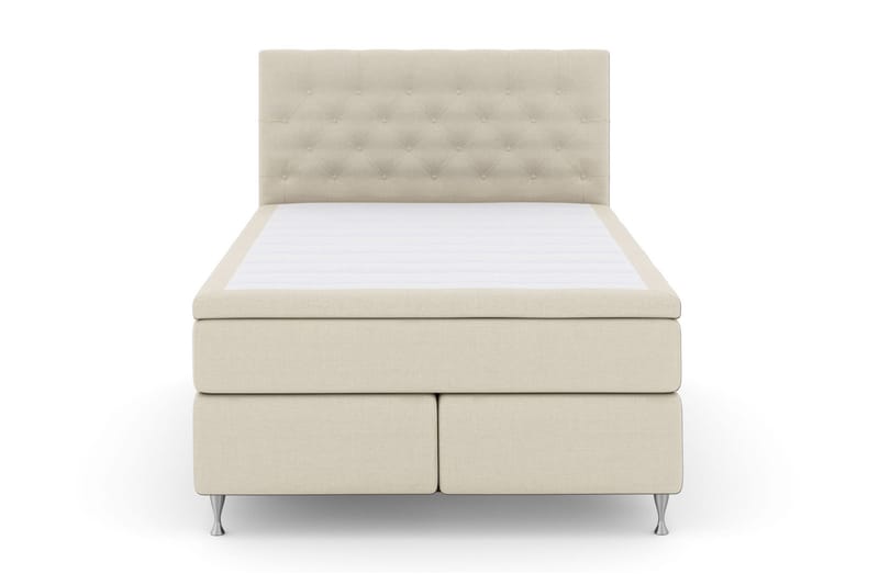 Select No 6 Kontinentalsäng 140x200 F/M Memory/Pocket - Beige/Silver - Products - Möbler - Säng - Kontinentalsäng