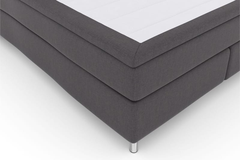 Select No 6 Kontinentalsäng 160x200 Fast Latex/Memory - Mörkgrå/Metall - Products - Möbler - Säng - Kontinentalsäng