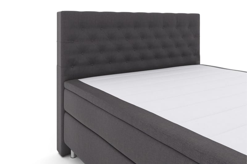 Select No 6 Kontinentalsäng 160x200 Fast Memory/Pocket - Mörkgrå/Metall - Products - Möbler - Säng - Kontinentalsäng