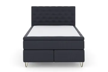 Select No 6 Kontinentalsäng 160x200 Fast Watergel - Blå/Metall V-Form - Products - Möbler - Säng - Kontinentalsäng