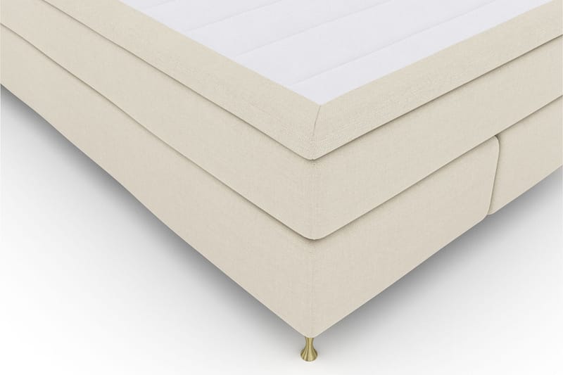 Select No 6 Kontinentalsäng 160x200 Fast/Medium Latex/Memory - Beige/Guld - Products - Möbler - Säng - Kontinentalsäng