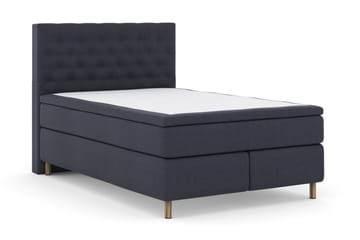 Select No 6 Kontinentalsäng 160x200 Fast/Medium Latex/Memory - Blå/Metall - Products - Möbler - Säng - Kontinentalsäng