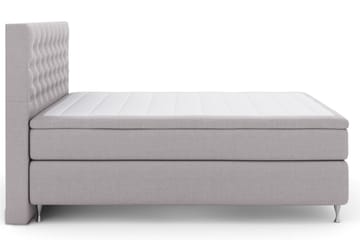 Select No 6 Kontinentalsäng 160x200 F/M Memory/Pocket - Ljusgrå/Silver - Products - Möbler - Säng - Kontinentalsäng