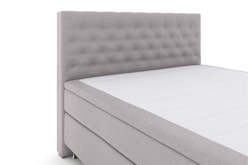 Select No 6 Kontinentalsäng 160x200 Medium Watergel - Ljusgrå/Silver - Products - Möbler - Säng - Kontinentalsäng