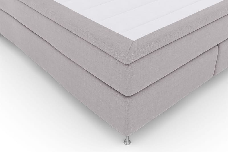 Select No 6 Kontinentalsäng 180x200 Fast Watergel - Ljusgrå/Silver - Products - Möbler - Säng - Kontinentalsäng