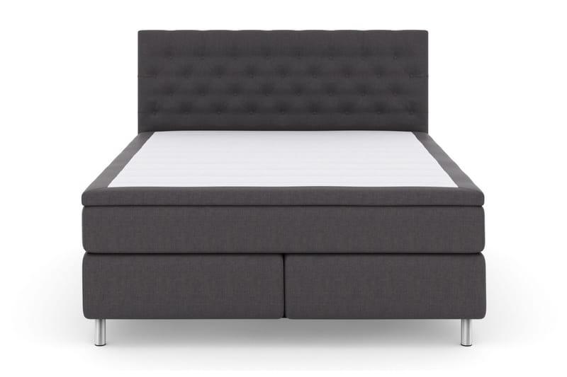 Select No 6 Kontinentalsäng 180x200 Fast Watergel - Mörkgrå/Metall - Products - Möbler - Säng - Kontinentalsäng
