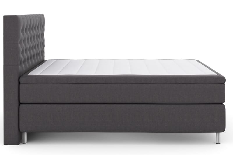 Select No 6 Kontinentalsäng 180x200 Fast Watergel - Mörkgrå/Metall - Products - Möbler - Säng - Kontinentalsäng