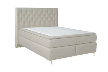 Select No 6 Kontinentalsäng 180x200 Medium Watergel - Beige/Guld - Products - Möbler - Säng - Kontinentalsäng