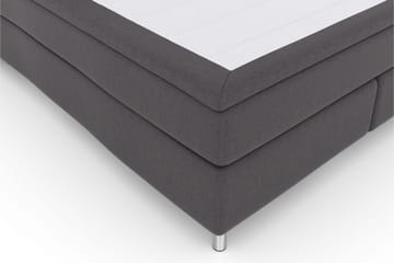 Select No 6 Kontinentalsäng 180x200 Medium Watergel - Mörkgrå/Metall - Products - Möbler - Säng - Kontinentalsäng
