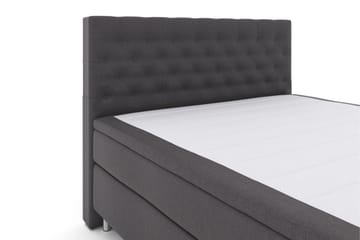 Select No 6 Kontinentalsäng 210x210 Fast Latex/Memory - Mörkgrå/Metall - Products - Möbler - Säng - Kontinentalsäng