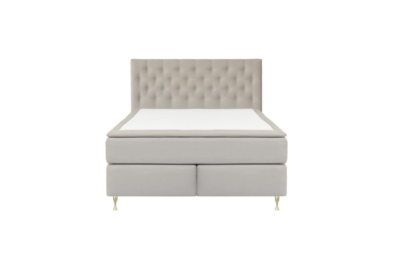 Select No 6 Kontinentalsäng 210x210 Fast Memory/Pocket - Beige/Guld - Products - Möbler - Säng - Kontinentalsäng