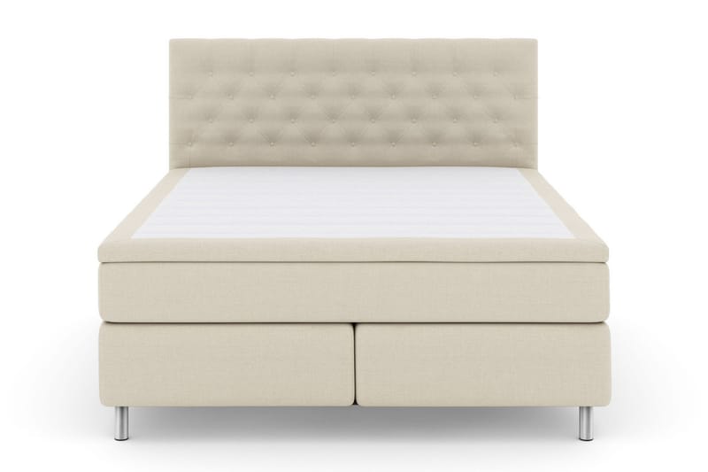 Select No 6 Kontinentalsäng 210x210 Fast/Medium Latex/Memory - Beige/Metall - Products - Möbler - Säng - Kontinentalsäng