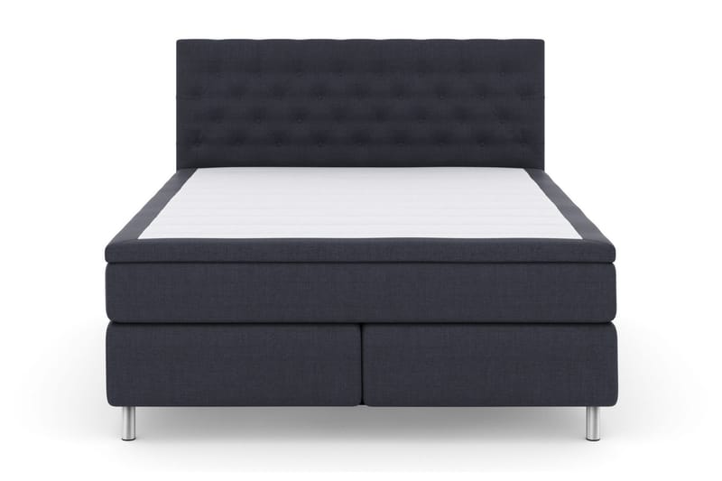 Select No 6 Kontinentalsäng 210x210 Fast/Medium Watergel - Blå/Metall - Products - Möbler - Säng - Kontinentalsäng